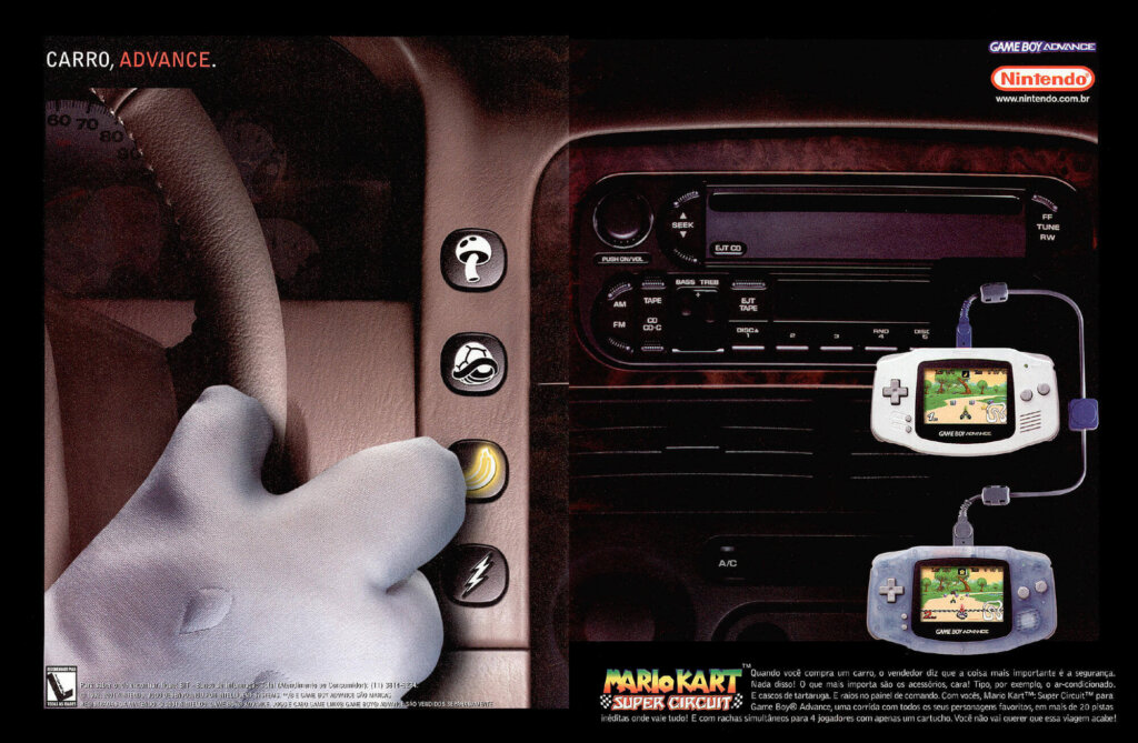 Propaganda Mario Kart Super Circuit - Nintendo World 37 - 2001