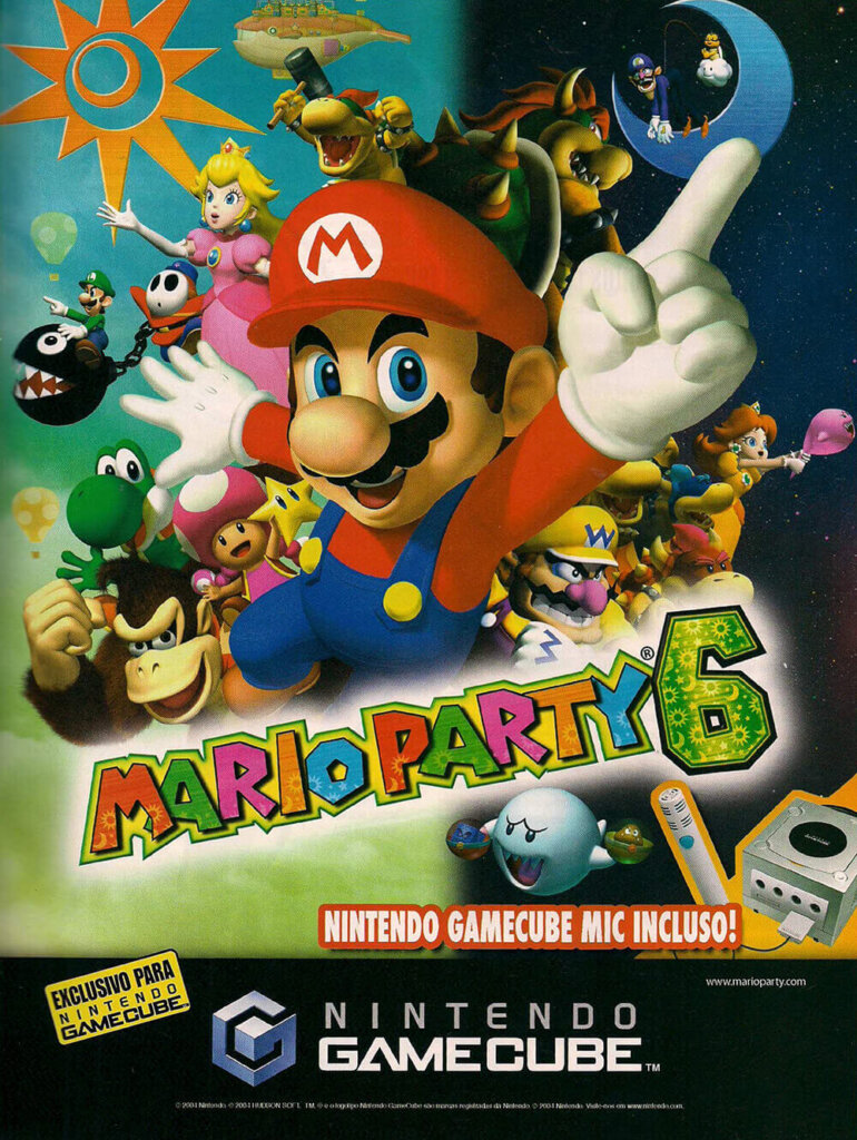 Propaganda Mario Party 6 - Nintendo World 76 - 2004