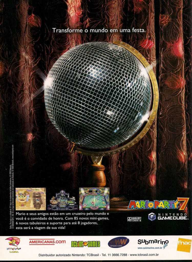 Propaganda Mario Party 7 - Nintendo World 89 - 2005