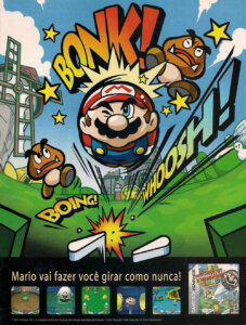 Propaganda Mario Pinball Land - Nintendo World 74 - 2004