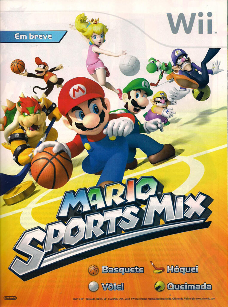 Propaganda Mario Sports Mix - Nintendo World 142 - 2011