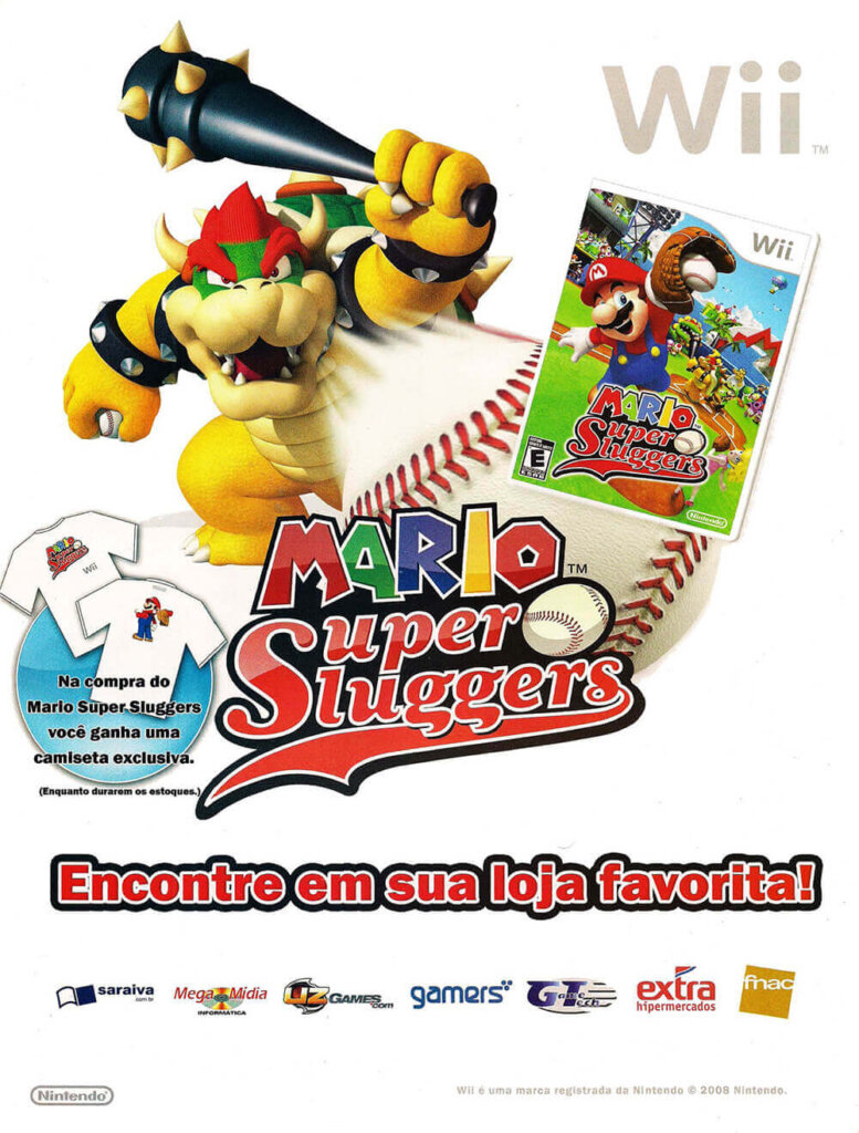 Propaganda Mario Super Sluggers - NGamer Brasil 18 - 2008
