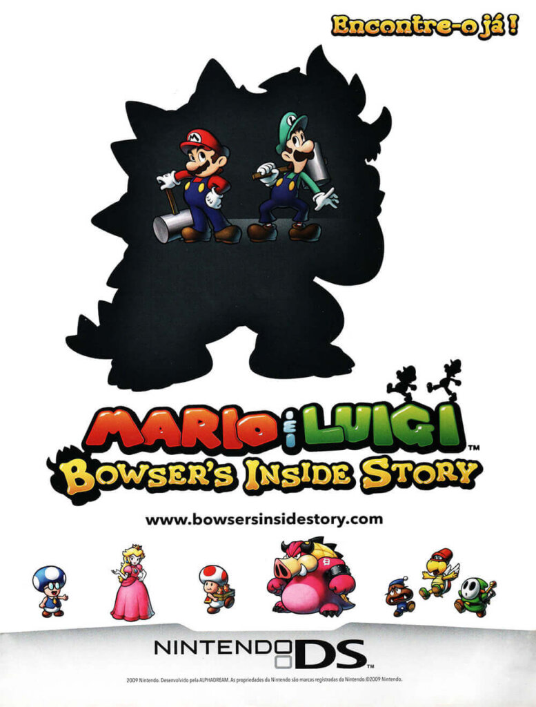 Propaganda Mario e Luigi Bowser's Inside Story - NGamer Brasil 30 - 2009