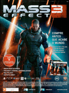 Propaganda Mass Effect 3 - Revista PlayStation 160 - 2012