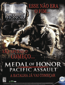 Propaganda Medal of Honor Pacific Assault - EGM Brasil 33 - 2004