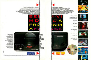Propaganda Mega Drive e Sega CD - Ação Games 43 - 1993