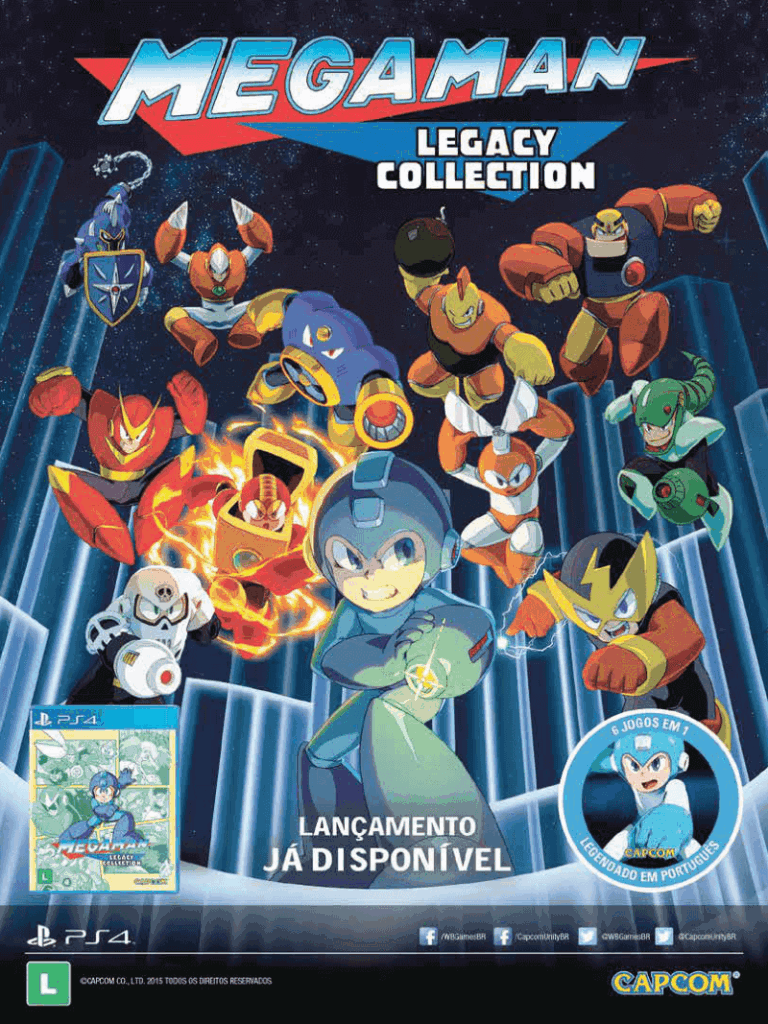 Propaganda Mega Man Legacy Collection - EGW 170 - 2016