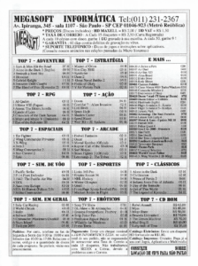Propaganda Megasoft Informática - Informática CPU 01 - 1994