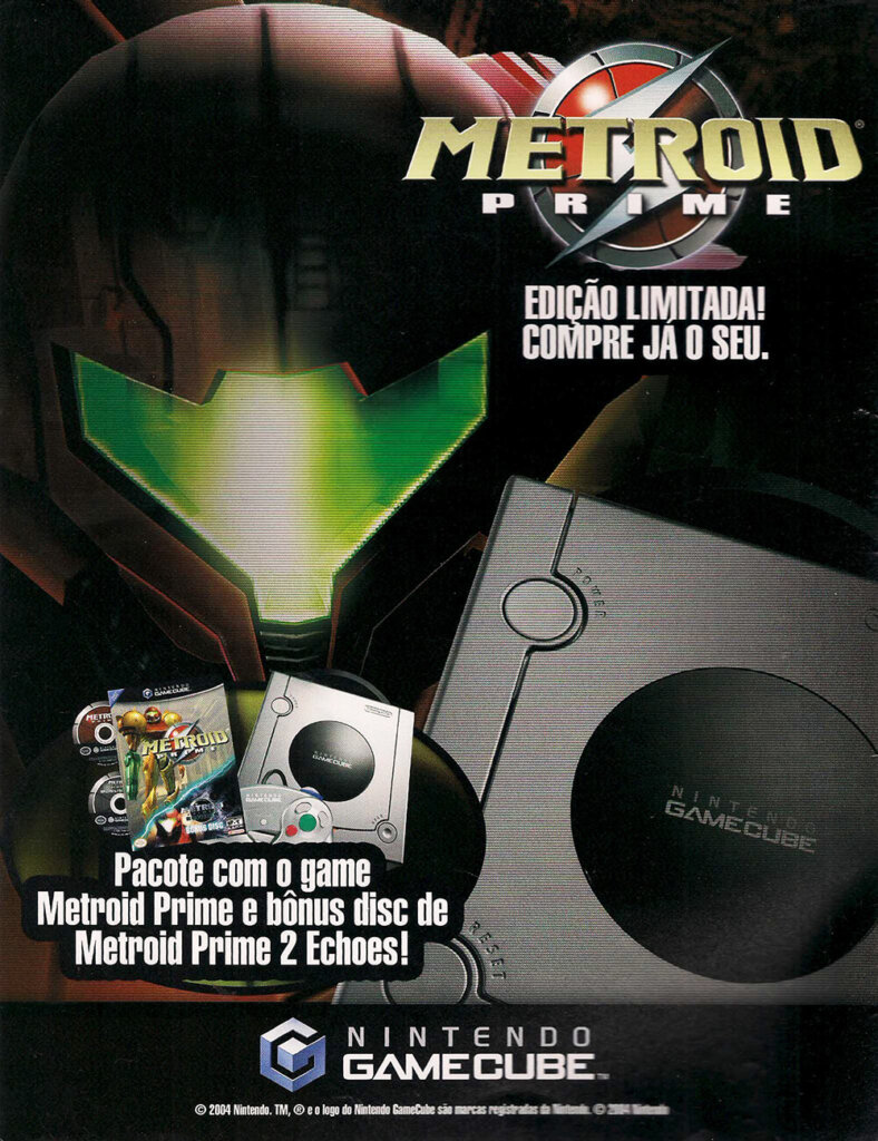 Propaganda Metroid Prime - Nintendo World 72 - 2004
