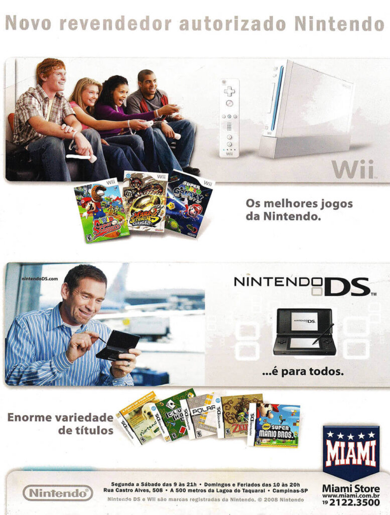 Propaganda Miami Store - NGamer Brasil 18 - 2008