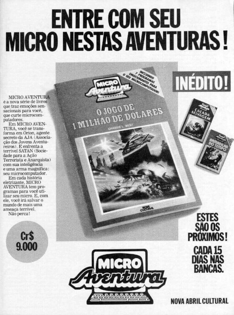 Propaganda Micro Aventura - Micro Sistemas 48 - 1985