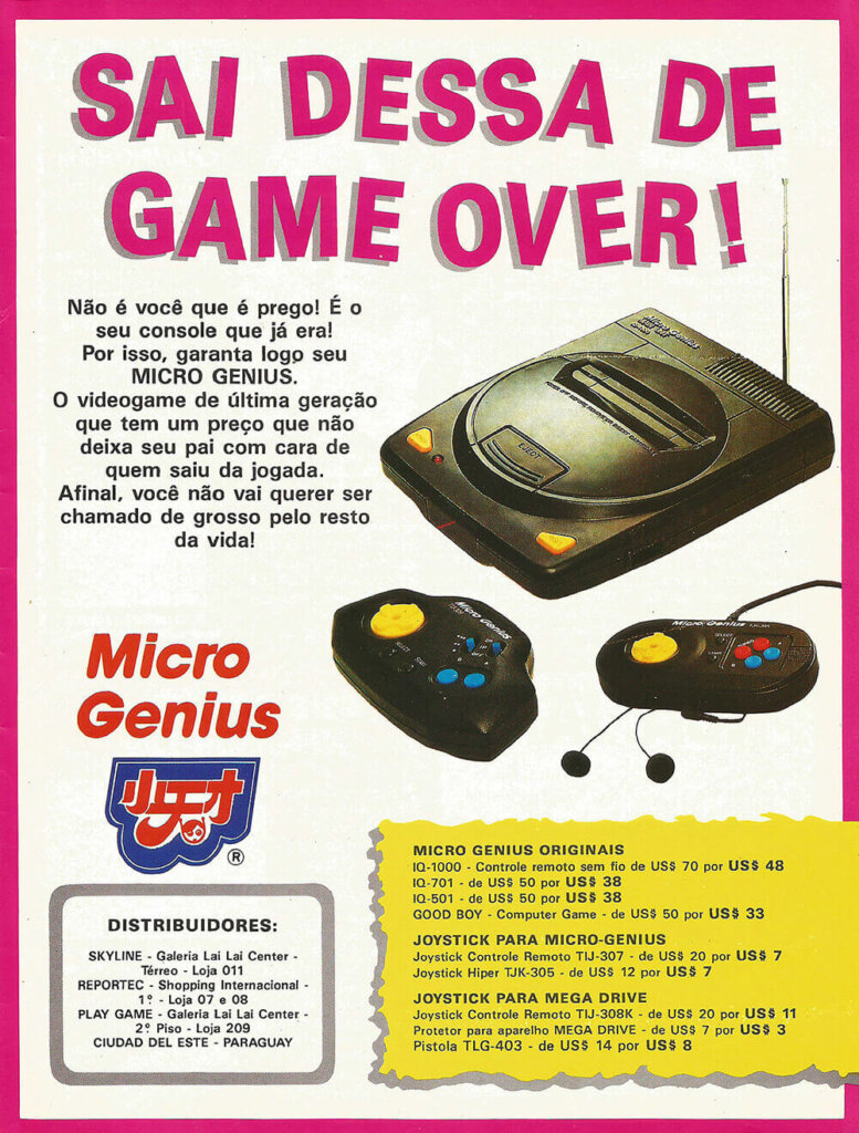 Propaganda Micro Genius - SuperGame 30 - 1994