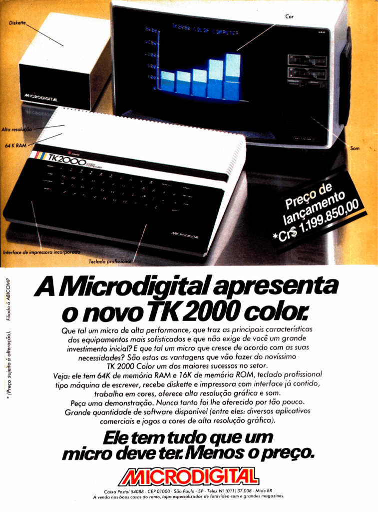Propaganda Microdigital - Micro & Vídeo 9- 1984