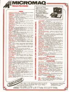 Propaganda Micromaq - MSX Micro 06 - 1986