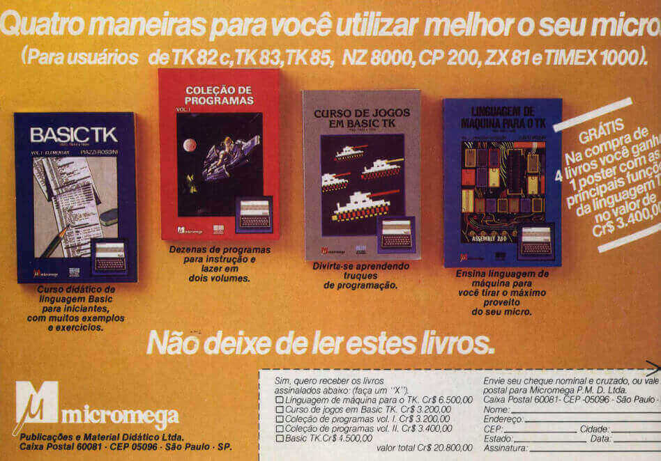Propaganda Micromega - Micro Mundo 08 - 1983