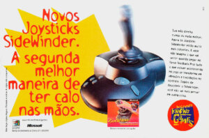 Propaganda Microsoft Games - Ação Games 122 - 1997