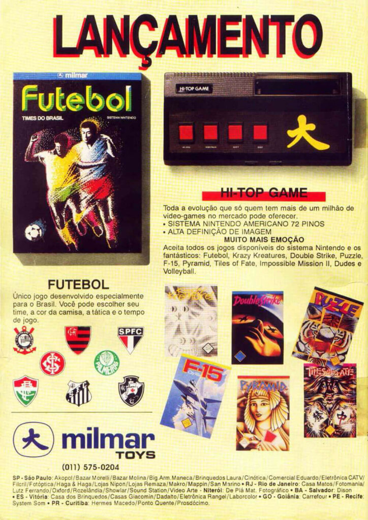Propaganda Milmar Toys - VideoGame 04 -1991
