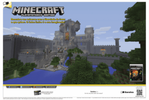 Propaganda Minecraft (Saraiva) - PlayStation 192 - 2014