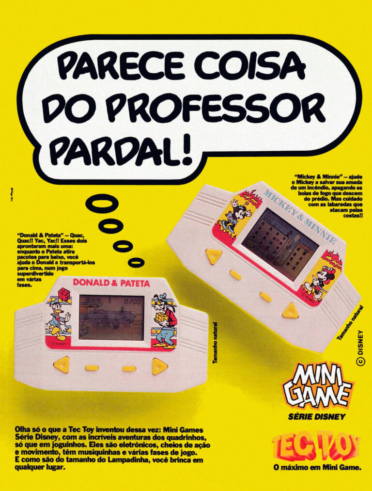 Propaganda Mini Game Disney - Ação Games 08 - 1991