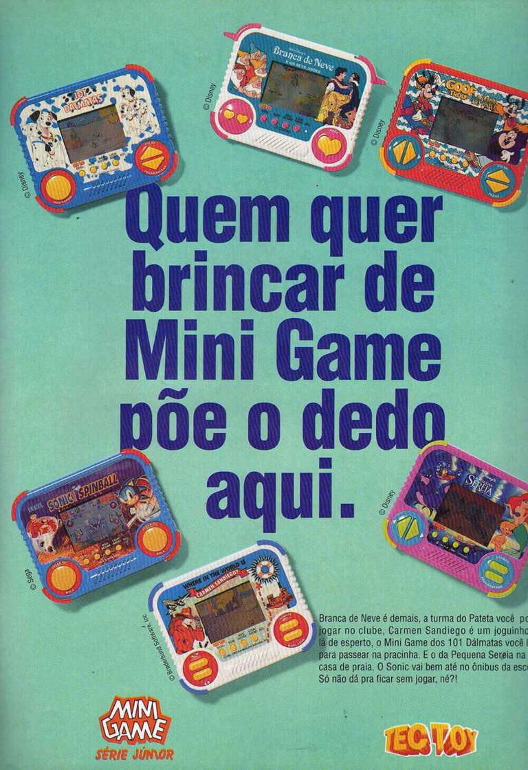 Propaganda Mini Games Tectoy - Ação Games 72 - 1994
