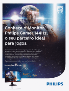 Propaganda Monitor Philips Gamer 144Hz - EGW 151 - 2014