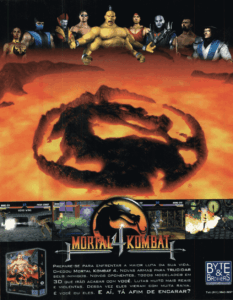 Propaganda Mortal Kombat 4 - BIGMAX 23 - 1998