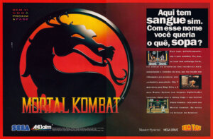 Propaganda Mortal Kombat - Ação Games 56 - 1994