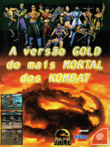 Propaganda Mortal Kombat Gold - Gamers 46 - 1999