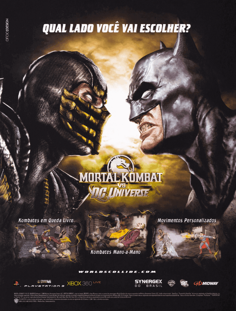 Propaganda Mortal Kombat vs DC Universe - Game Master 46 - 2008