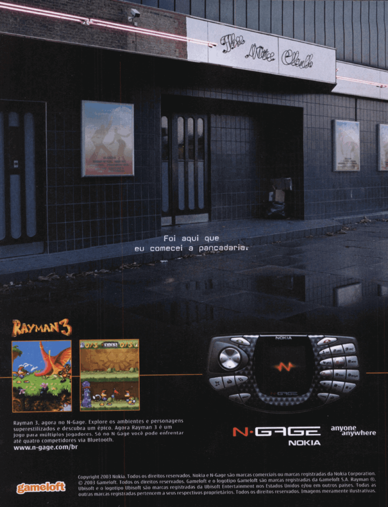 Propaganda N-Gage - EGM Brasil 23 - 2004