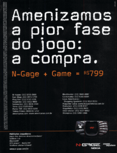 Propaganda N-Gage - EGM Brasil 28 - 2004