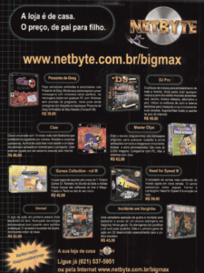Propaganda NETBYTE - BIGMAX 25 - 1998