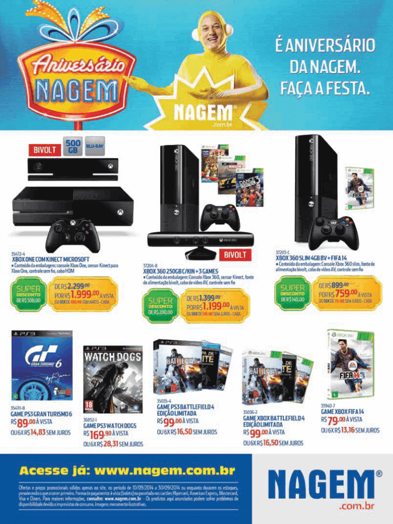Propaganda Nagem - EGW 157 - 2014