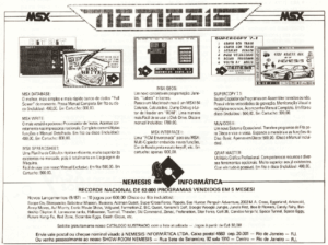 Propaganda Nemesis - MSX Micro 12 - 1987