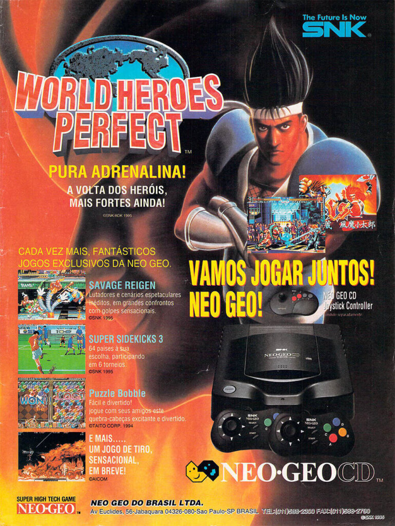 Propaganda Neo Geo CD - VideoGame 52 - 1995