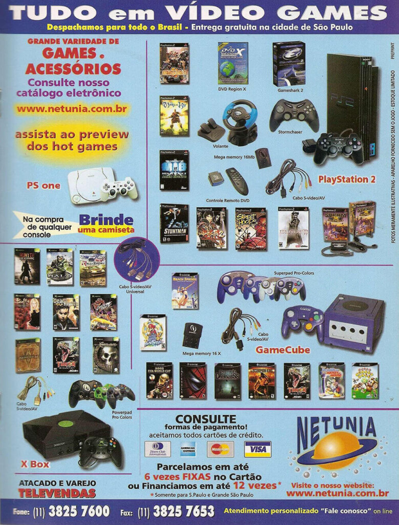 Propaganda Netunia - Dicas & Truques para PlayStation 44 - 2002
