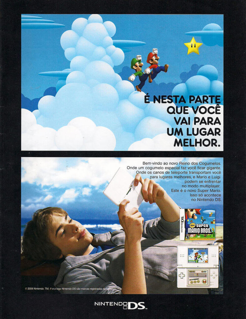 Propaganda New Super Mario Bros - Nintendo World 96 - 2006