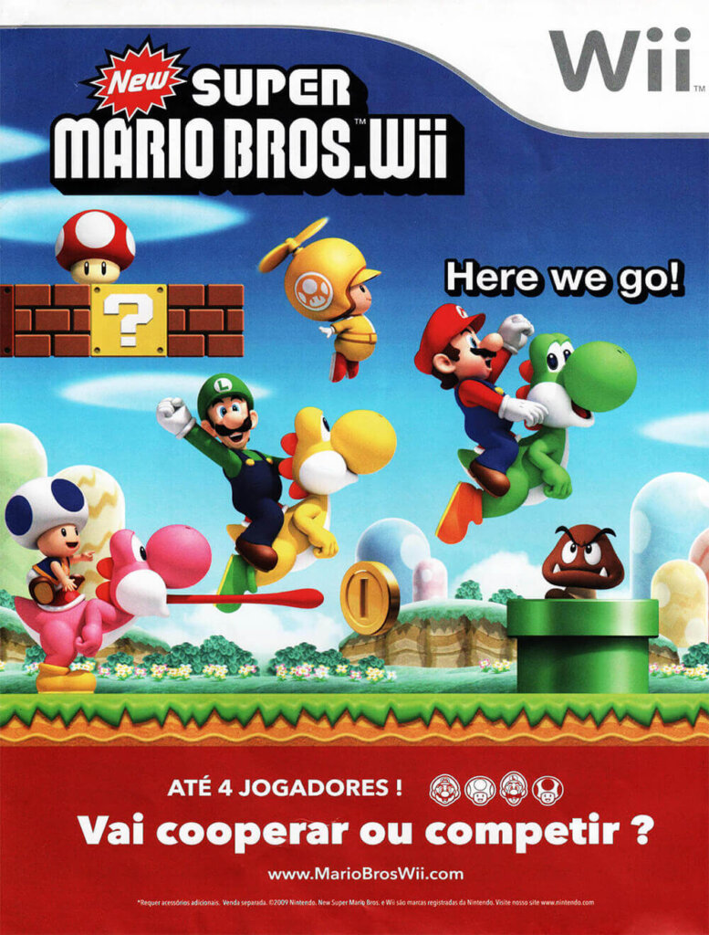 Propaganda New Super Mario Bros Wii - NGamer Brasil 30 - 2009