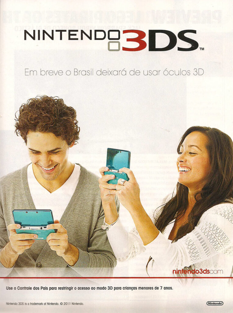 Propaganda Nintendo 3DS - Nintendo World 144 - 2011