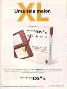 Propaganda Nintendo DSi XL - Nintendo World 133 - 2010