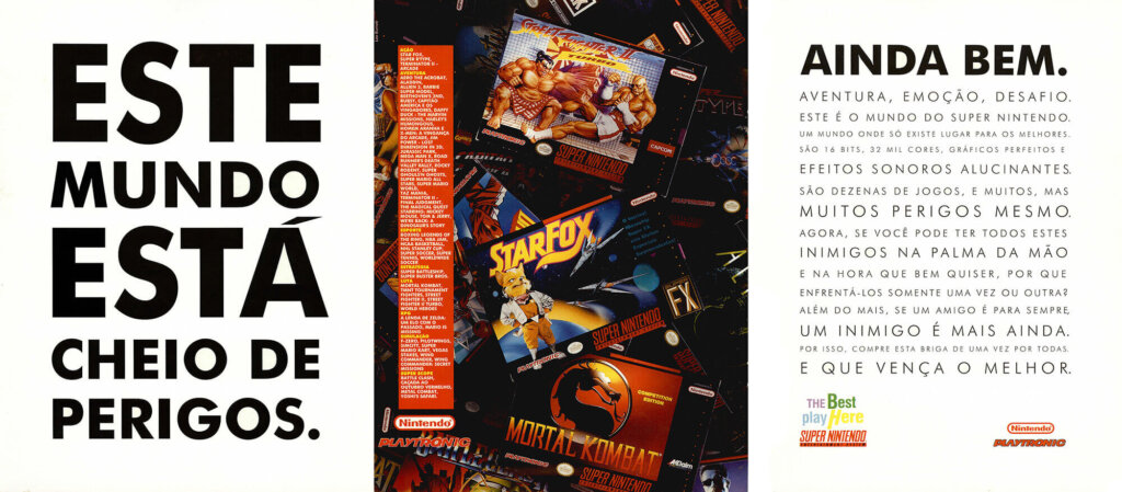 Propaganda Nintendo Playtronic - SuperGamePower 03 - 1994