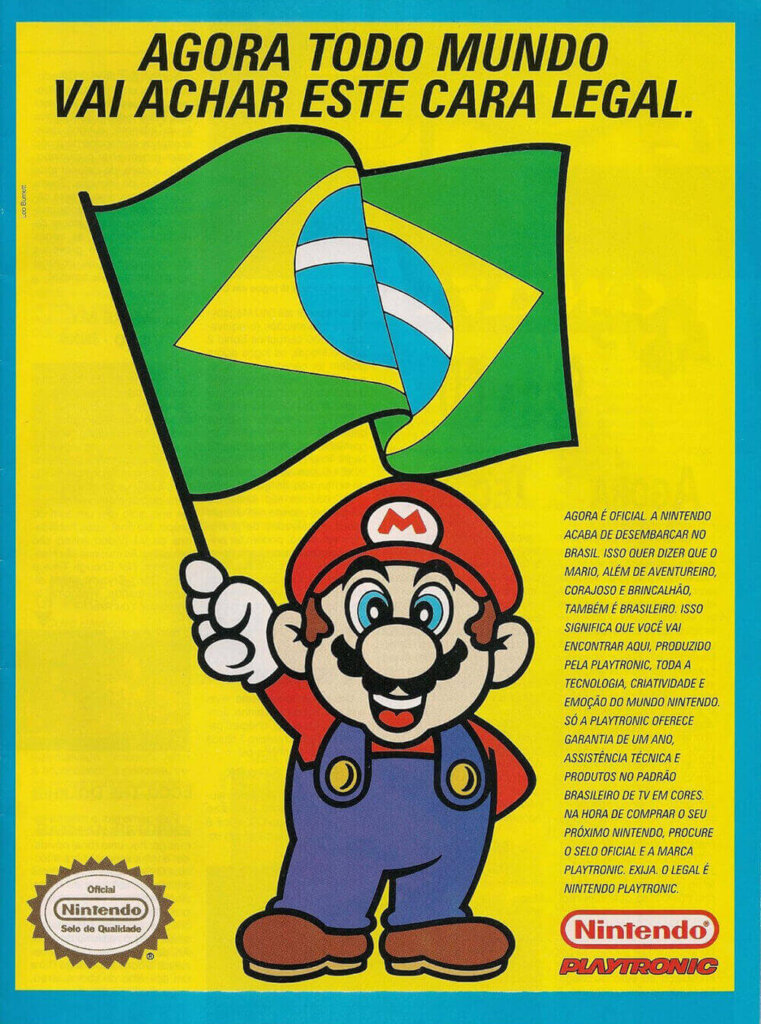 Propaganda Nintendo Playtronic - VideoGame 31 - 1993