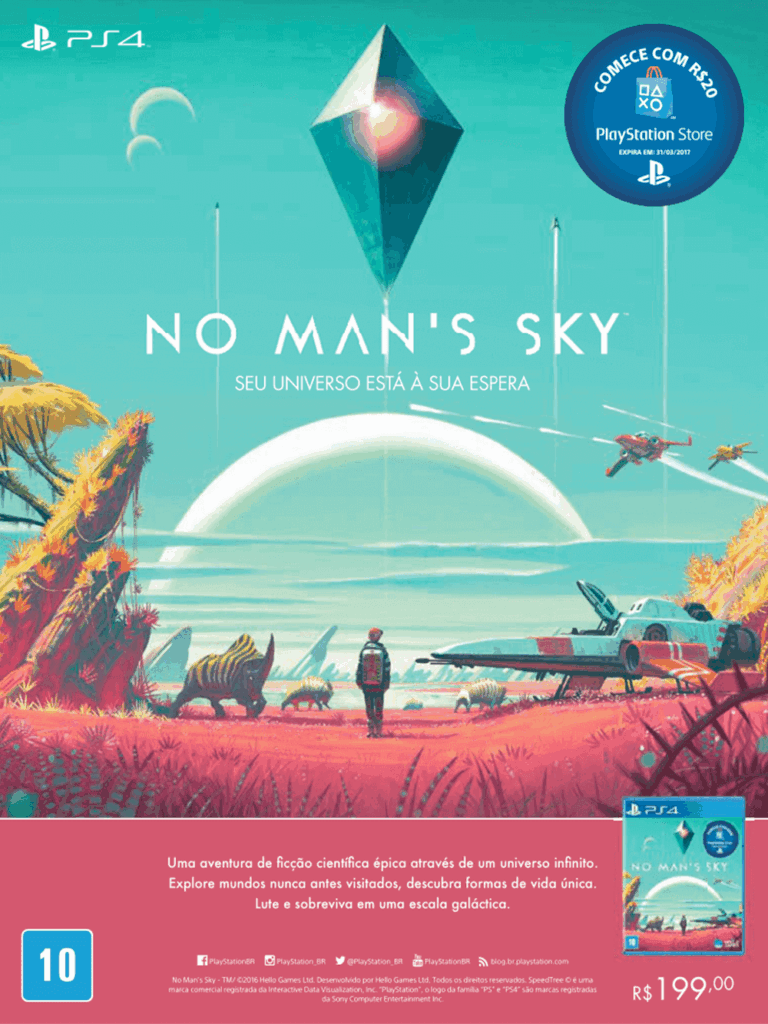 Propaganda No Man's Sky - Game Informer 01 - 2016