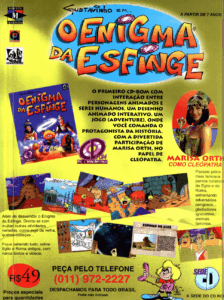 Propaganda O Enigma da Esfinge - Revista do CD-Rom 17 - 1996