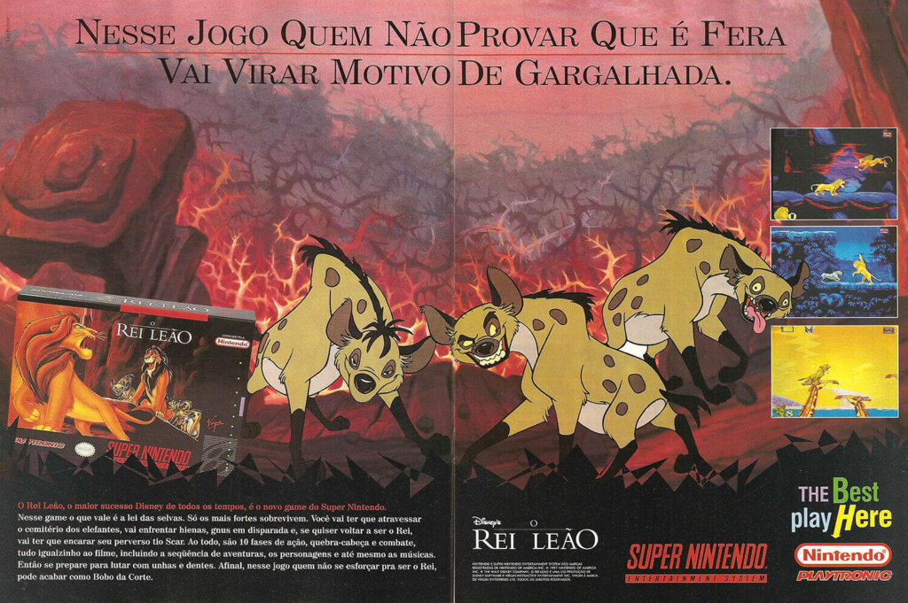 Propaganda O Rei Leão - SuperGamePower 17 - 1995