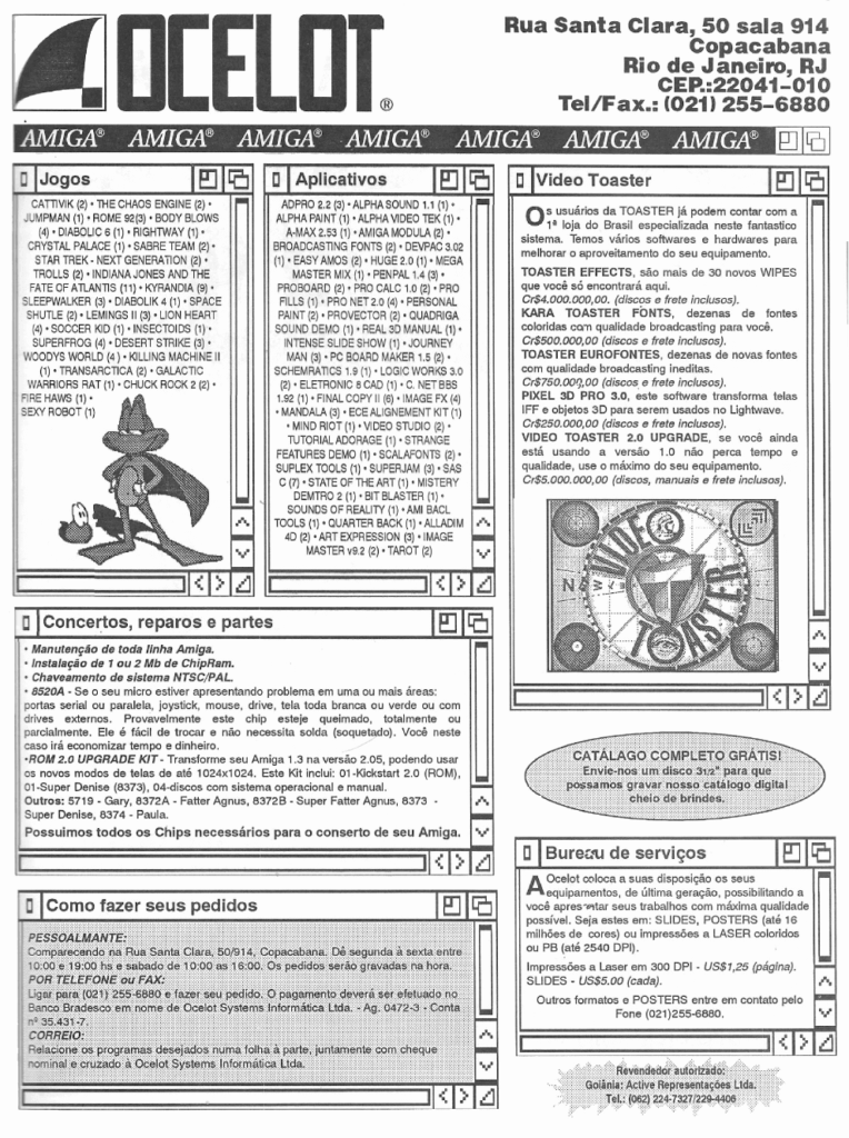 Propaganda Ocelot - Amiga Tech 01 - 1993