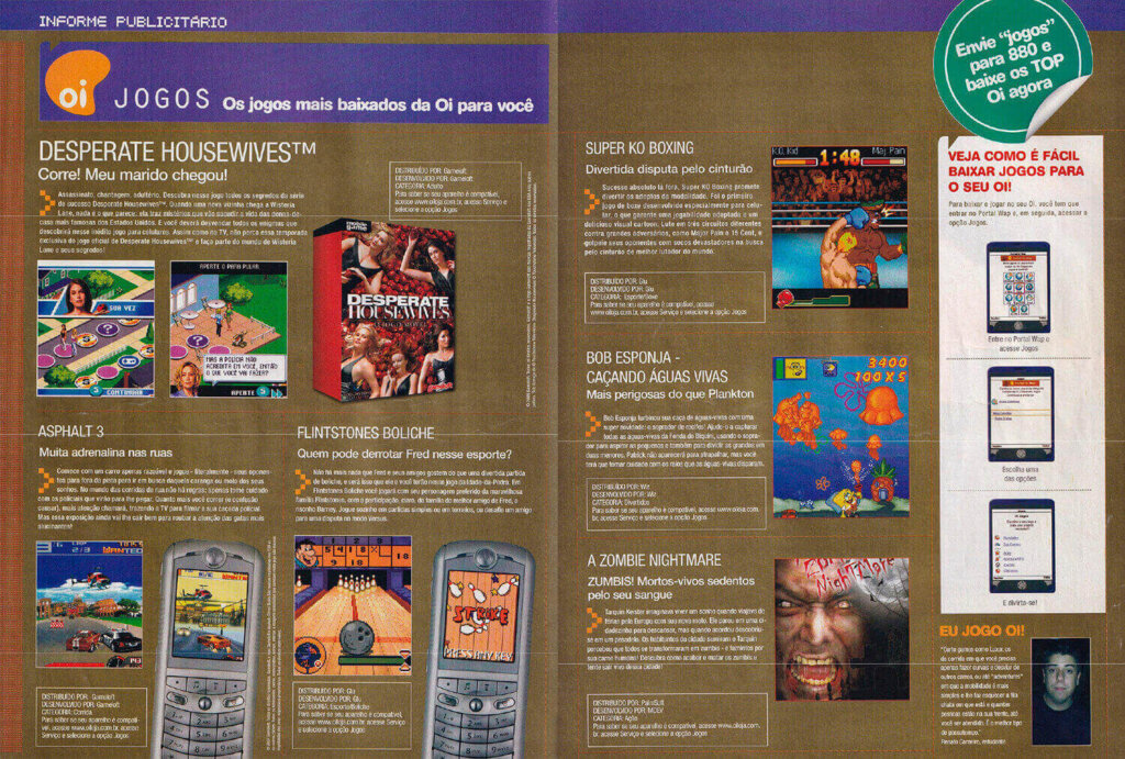 Propaganda Oi Jogos - EGM Brasil 65 - 2007