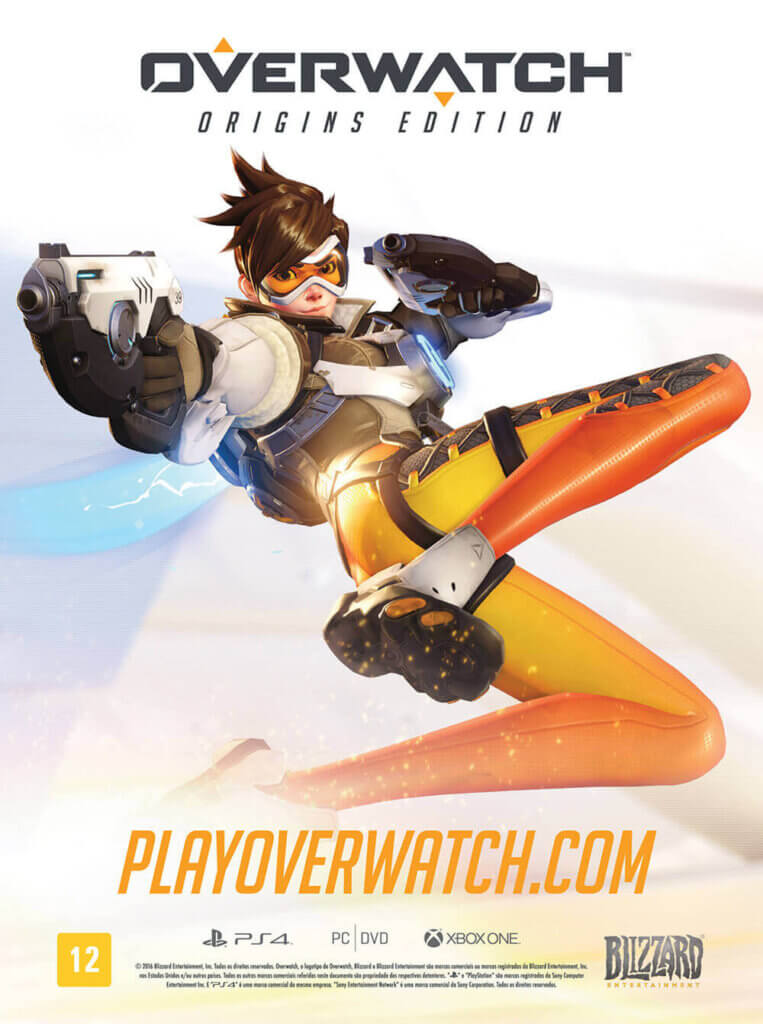Propaganda Overwatch Origins Edition - Revista PlayStation 220 - 2016