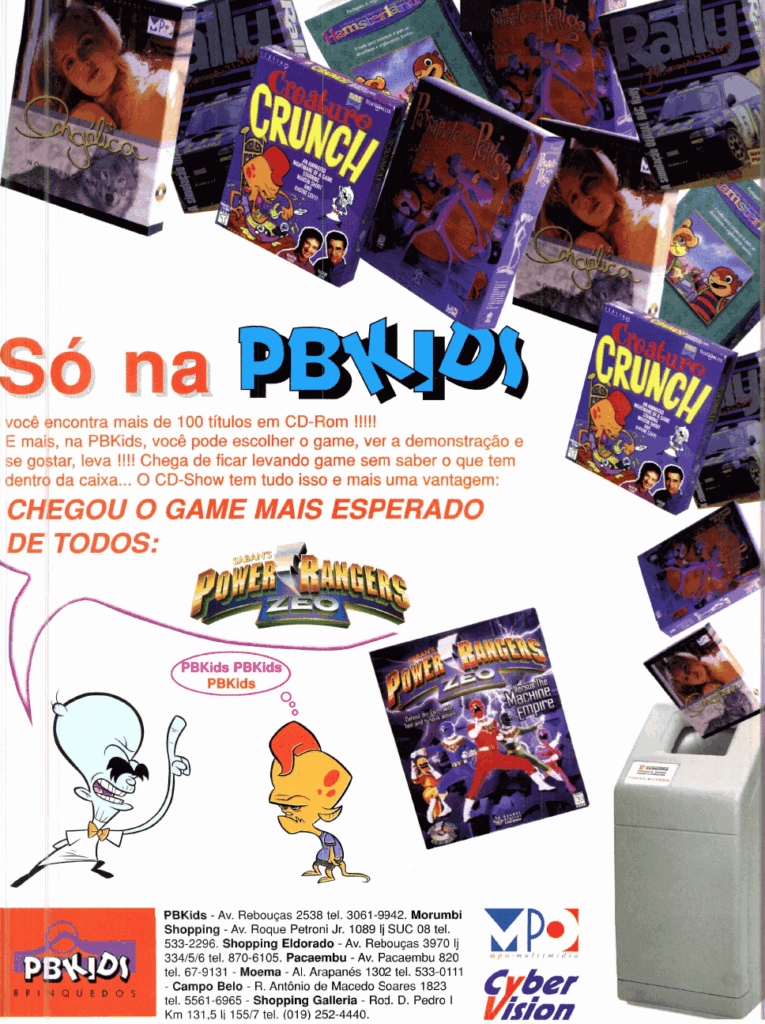Propaganda PBKids - Revista do CD-Rom 23 - 1997
