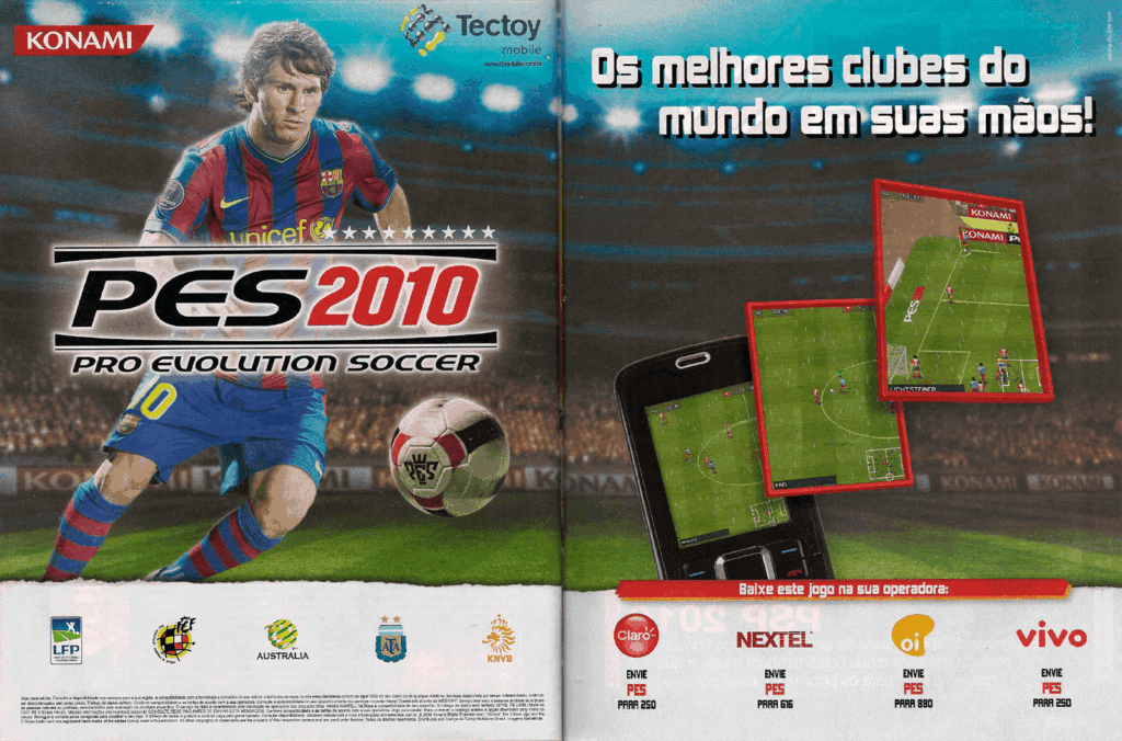 Propaganda PES 2010 Tectoy - EGW 101 - 2010